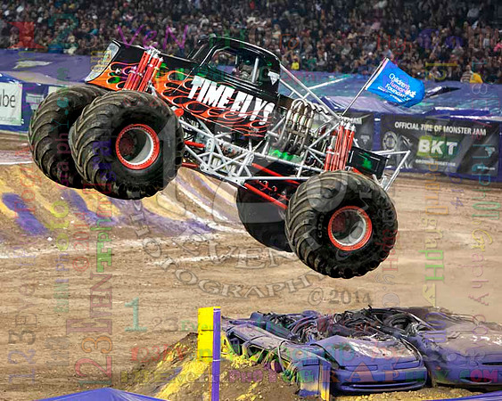 2014-01-25 MONSTER JAM® @ Anaheim #2 Angel Stadium