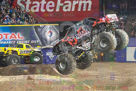 2014-01-25 MONSTER JAM® @ Anaheim #2 Angel Stadium
