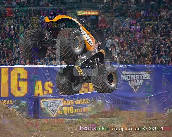 2014-02-08 MONSTER JAM® @ Anaheim #3 Angel Stadium
