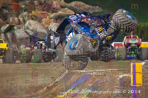 2014-02-08 MONSTER JAM® @ Anaheim #3 Angel Stadium