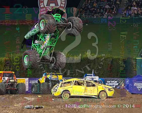 2014-02-08 MONSTER JAM® @ Anaheim #3 Angel Stadium