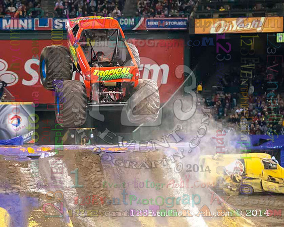 2014-02-08 MONSTER JAM® @ Anaheim #3 Angel Stadium