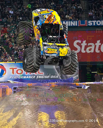 2014-02-08 MONSTER JAM® @ Anaheim #3 Angel Stadium