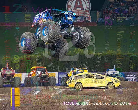 2014-02-08 MONSTER JAM® @ Anaheim #3 Angel Stadium