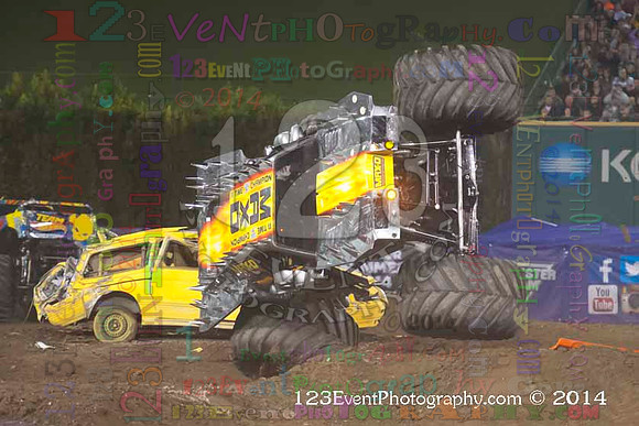 2014-02-08 MONSTER JAM® @ Anaheim #3 Angel Stadium