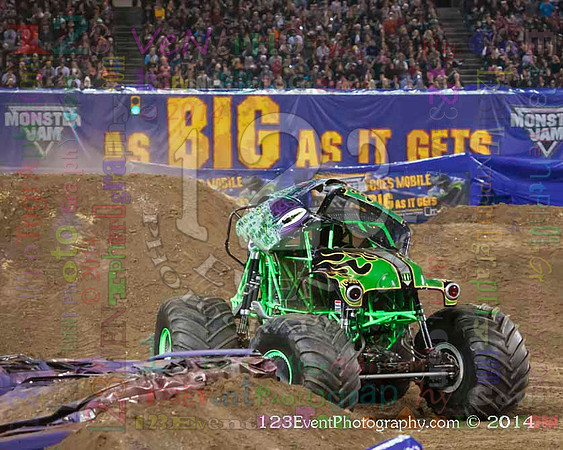 2014-02-08 MONSTER JAM® @ Anaheim #3 Angel Stadium