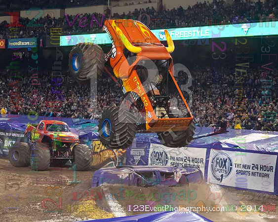2014-02-08 MONSTER JAM® @ Anaheim #3 Angel Stadium