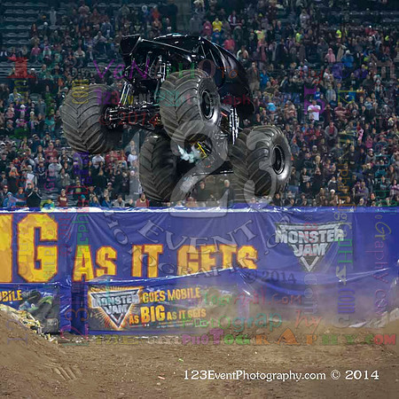 2014-02-08 MONSTER JAM® @ Anaheim #3 Angel Stadium