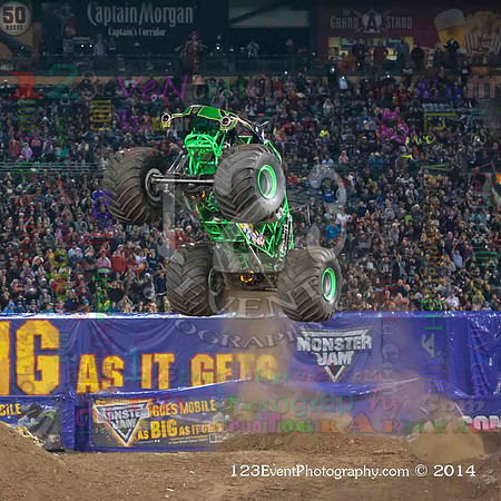 2014-02-08 MONSTER JAM® @ Anaheim #3 Angel Stadium