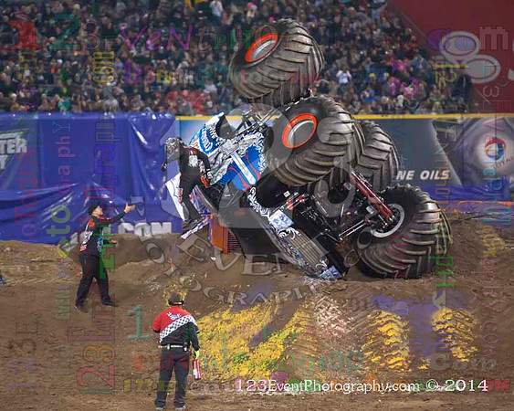 2014-02-08 MONSTER JAM® @ Anaheim #3 Angel Stadium