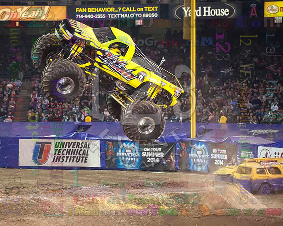 2014-01-25 MONSTER JAM® @ Anaheim #2 Angel Stadium