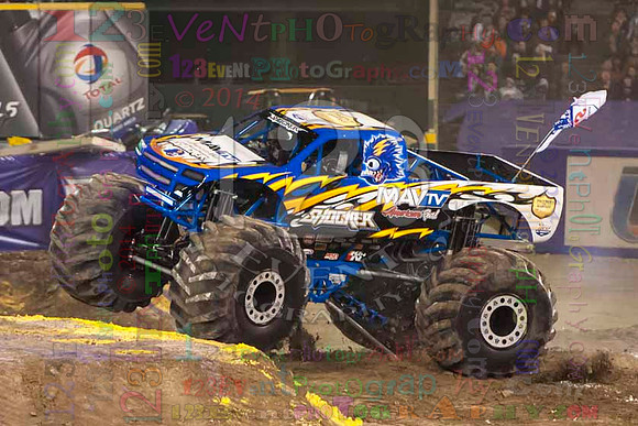 2014-01-25 MONSTER JAM® @ Anaheim #2 Angel Stadium