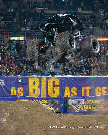 2014-02-08 MONSTER JAM® @ Anaheim #3 Angel Stadium