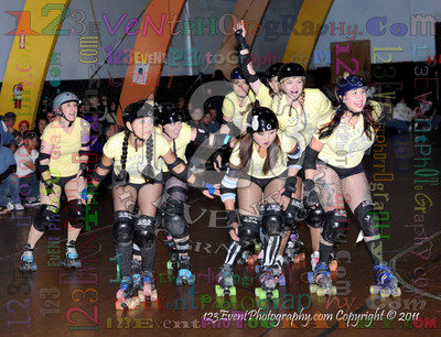 San Diego Starlettes vs. Tucson                                               Roller Derby Bout 2-5-11