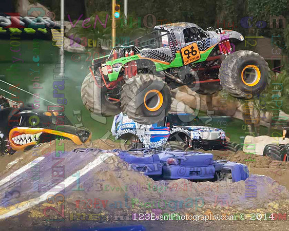 2014-02-08 MONSTER JAM® @ Anaheim #3 Angel Stadium