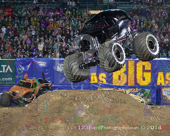 2014-02-08 MONSTER JAM® @ Anaheim #3 Angel Stadium