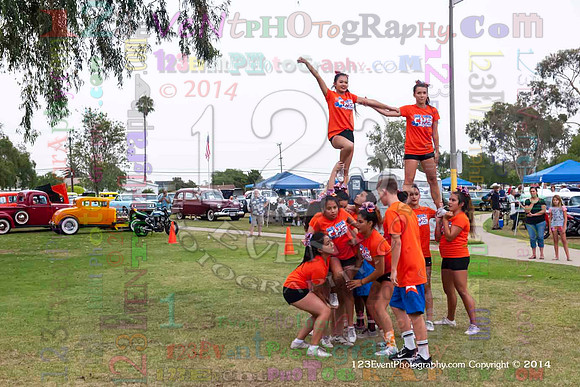 2014 Clairemont High Cheer Squad at Clairemont Family Day