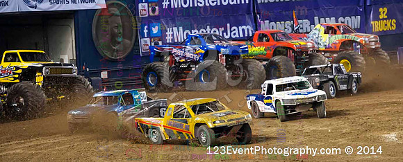 2014-01-18 MONSTER JAM® @ Qualcomm Stadium