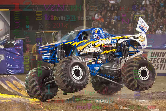 2014-01-25 MONSTER JAM® @ Anaheim #2 Angel Stadium
