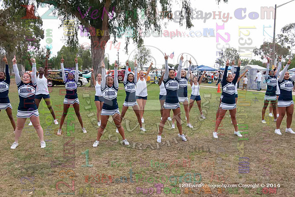 2014 Madison High Cheer Squad at Clairemont Family Day