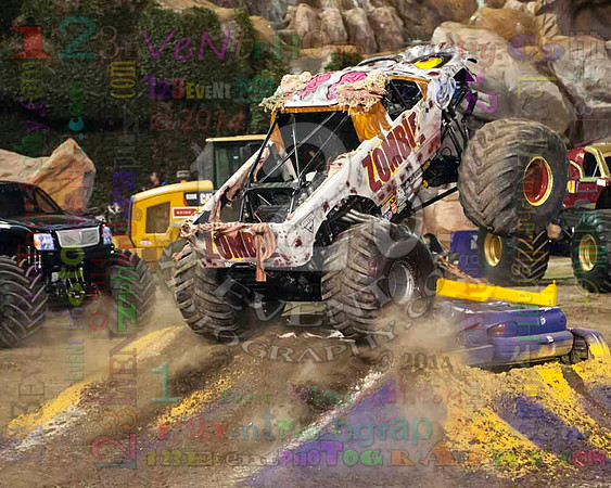 2014-01-25 MONSTER JAM® @ Anaheim #2 Angel Stadium