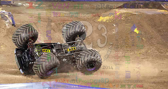 2014-01-25 MONSTER JAM® @ Anaheim #2 Angel Stadium
