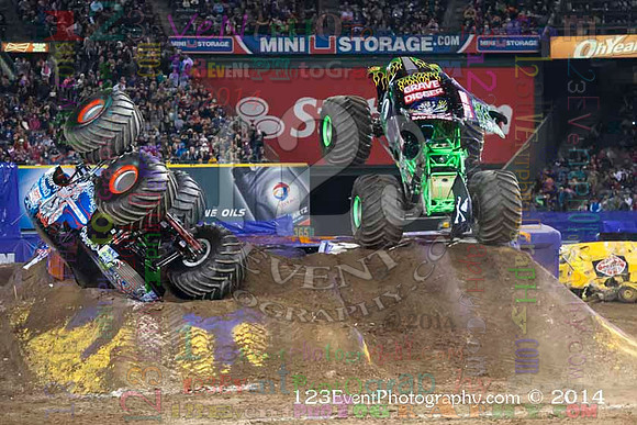 2014-02-08 MONSTER JAM® @ Anaheim #3 Angel Stadium