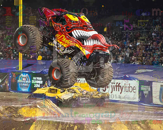 2014-01-25 MONSTER JAM® @ Anaheim #2 Angel Stadium
