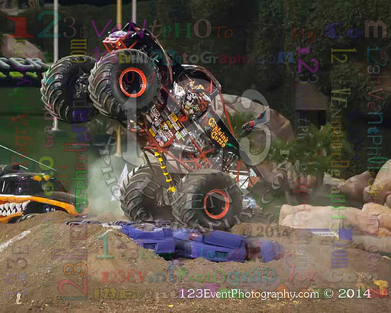2014-02-08 MONSTER JAM® @ Anaheim #3 Angel Stadium