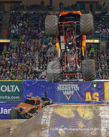 2014-02-08 MONSTER JAM® @ Anaheim #3 Angel Stadium