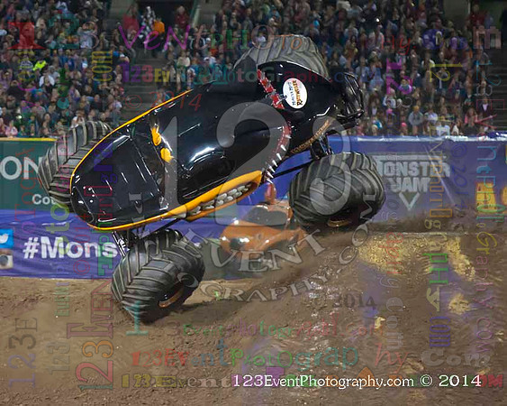 2014-02-08 MONSTER JAM® @ Anaheim #3 Angel Stadium