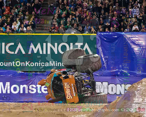 2014-02-08 MONSTER JAM® @ Anaheim #3 Angel Stadium
