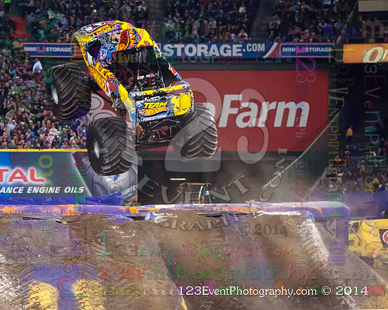 2014-02-08 MONSTER JAM® @ Anaheim #3 Angel Stadium