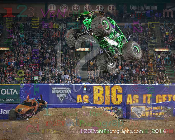 2014-02-08 MONSTER JAM® @ Anaheim #3 Angel Stadium