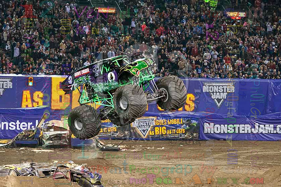 2014-01-25 MONSTER JAM® @ Anaheim #2 Angel Stadium