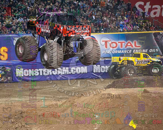 2014-01-25 MONSTER JAM® @ Anaheim #2 Angel Stadium