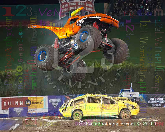 2014-02-08 MONSTER JAM® @ Anaheim #3 Angel Stadium