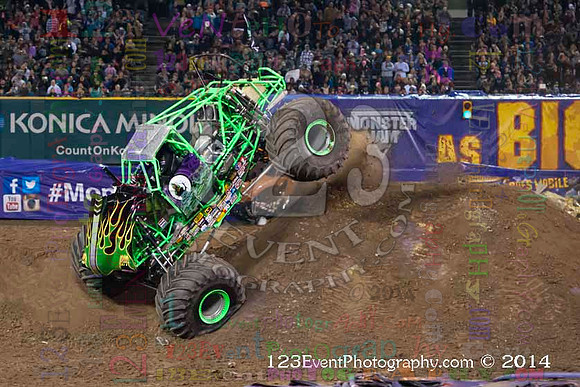 2014-02-08 MONSTER JAM® @ Anaheim #3 Angel Stadium