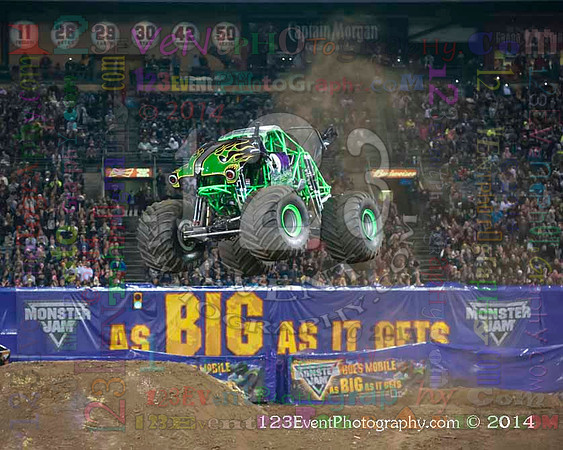 2014-02-08 MONSTER JAM® @ Anaheim #3 Angel Stadium