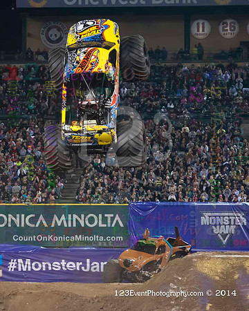 2014-02-08 MONSTER JAM® @ Anaheim #3 Angel Stadium