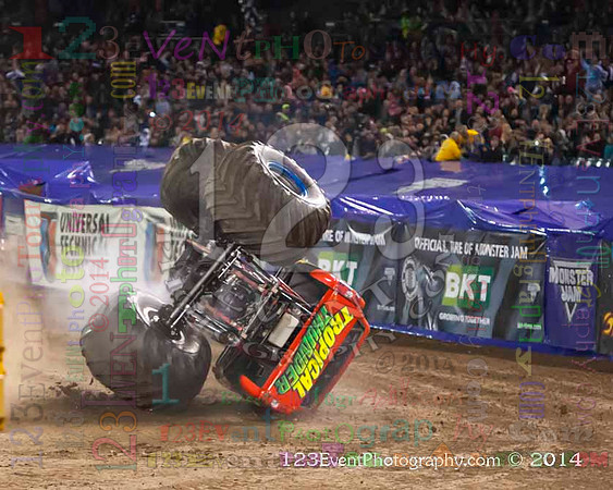 2014-02-08 MONSTER JAM® @ Anaheim #3 Angel Stadium