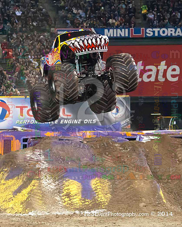 2014-02-08 MONSTER JAM® @ Anaheim #3 Angel Stadium