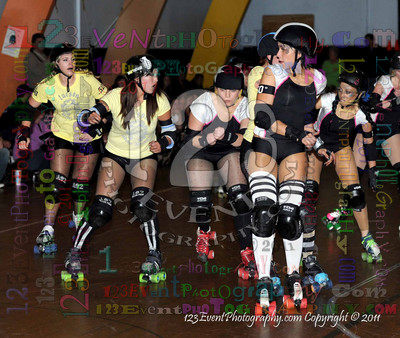 San Diego Starlettes vs. Tucson                                               Roller Derby Bout 2-5-11