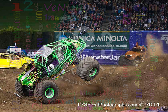 2014-02-08 MONSTER JAM® @ Anaheim #3 Angel Stadium