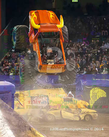 2014-02-08 MONSTER JAM® @ Anaheim #3 Angel Stadium