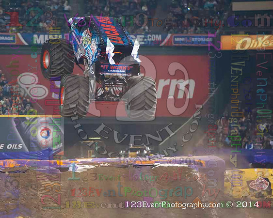 2014-02-08 MONSTER JAM® @ Anaheim #3 Angel Stadium