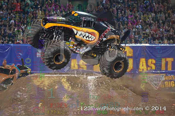 2014-02-08 MONSTER JAM® @ Anaheim #3 Angel Stadium
