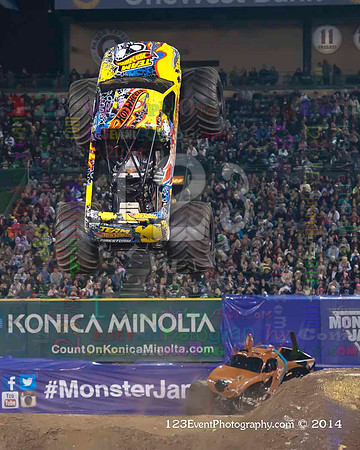 2014-02-08 MONSTER JAM® @ Anaheim #3 Angel Stadium