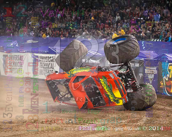 2014-02-08 MONSTER JAM® @ Anaheim #3 Angel Stadium