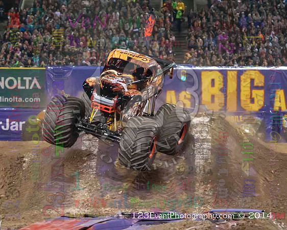 2014-02-08 MONSTER JAM® @ Anaheim #3 Angel Stadium